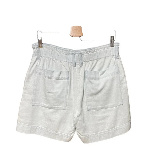 Proenza Schouler White Label High-Waisted Shorts in Bleach‎ Chambray Size 6 - Picture 6 of 11